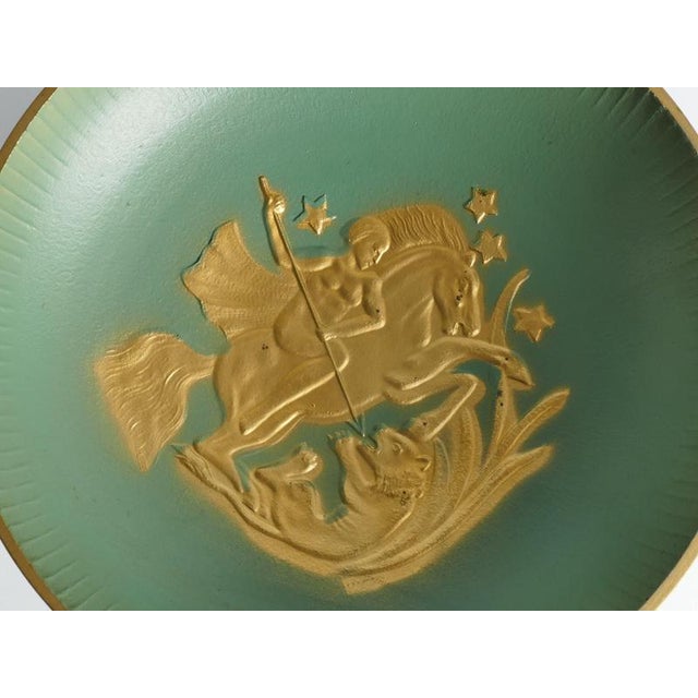 Vintage Art Deco Footed Centerpiece Bowl with Bear Figures by Stjärnmetall, 1930s For Sale - Image 6 of 14