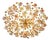 Pink Murano Glass Floral Chandelier, 1980s For Sale