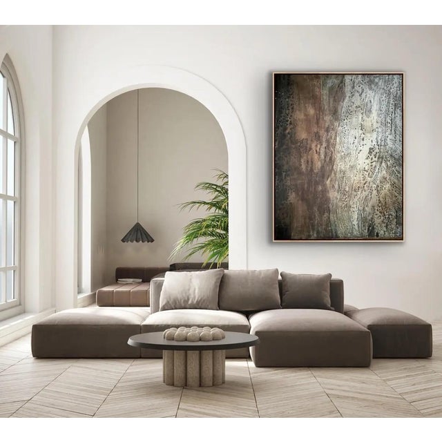 Coffee Plenilune Original Large Scale Painting For Sale - Image 8 of 10