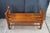 Antique Mission Arts & Crafts Quartersawn Oak Hall Storage Bench Seat Settee 50" For Sale - Image 6 of 13