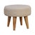 This petite upholstered stool offers a refined balance of comfort and elegance. Upholstered in soft handwoven bouclé...
