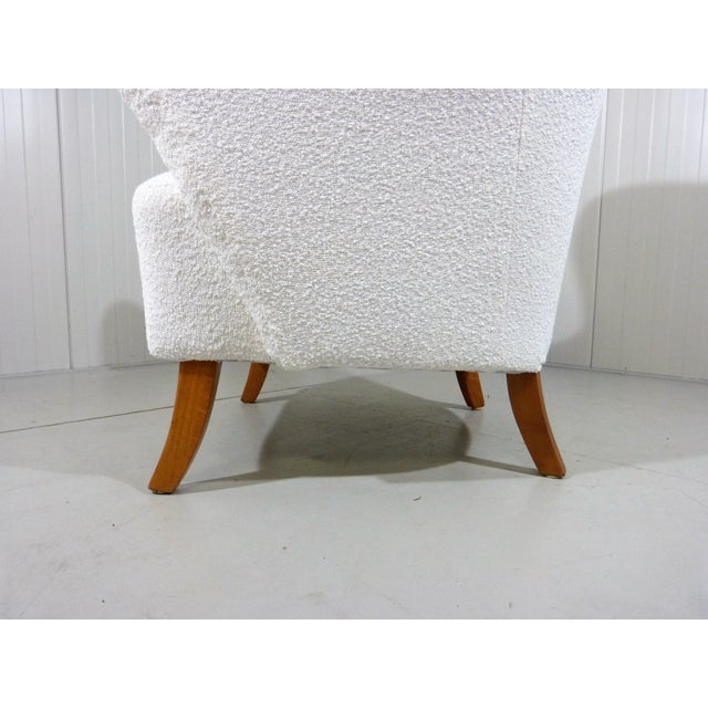 Boucle Lounge Chair, Sweden, 1950s For Sale - Image 10 of 15
