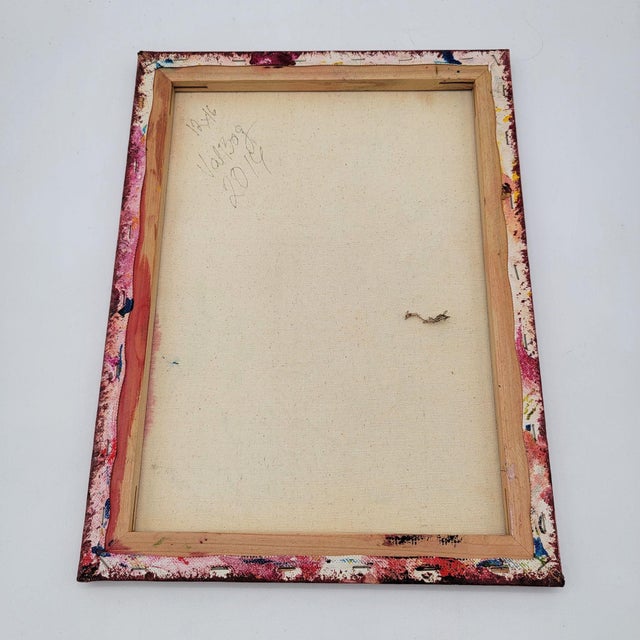 Paint 1990s Val Bergman Original Painting 3 Panels Triptych Tree Art For Sale - Image 7 of 7