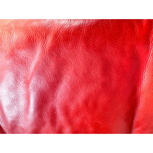 Dono 6100 Corner Sofa in Red Leather from Rolf Benz For Sale - Image 12 of 14