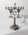 Mid-Century Silver-Plated Hanukkah Menorah with Rotating Star of David, 1960s For Sale - Image 6 of 11