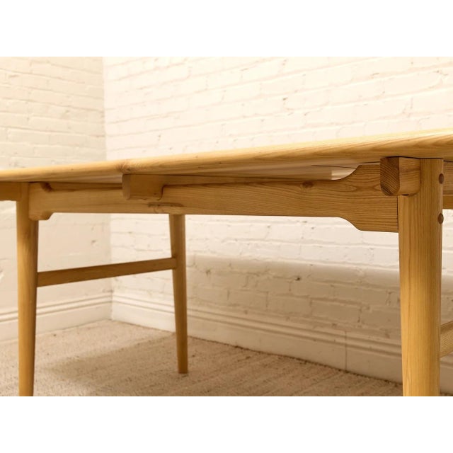 Mid 20th Century Styled After Hans Wegner Style Oak Dining Table For Sale - Image 10 of 12