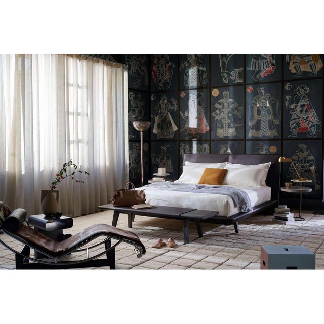 Acute Bed with Wood Bench and Nightstand by Rodolfo Dordoni for Cassina, Set of 3 For Sale - Image 15 of 18