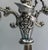 Mid 20th Century 925 Silver Menorah Antique Judaica Large For Sale - Image 5 of 7