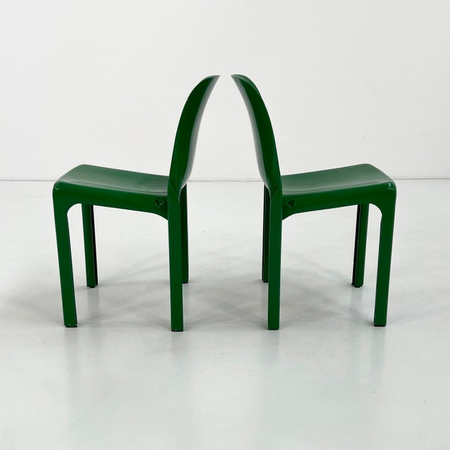 Green Selene Chair by Vico Magistretti for Artemide, 1970s For Sale - Image 6 of 13