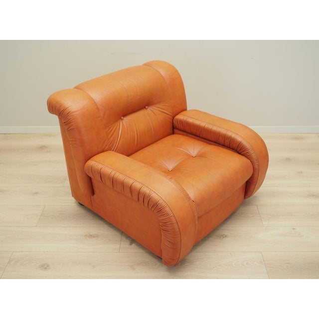 Danish Red Armchair, Denmark, 1970s For Sale - Image 9 of 18