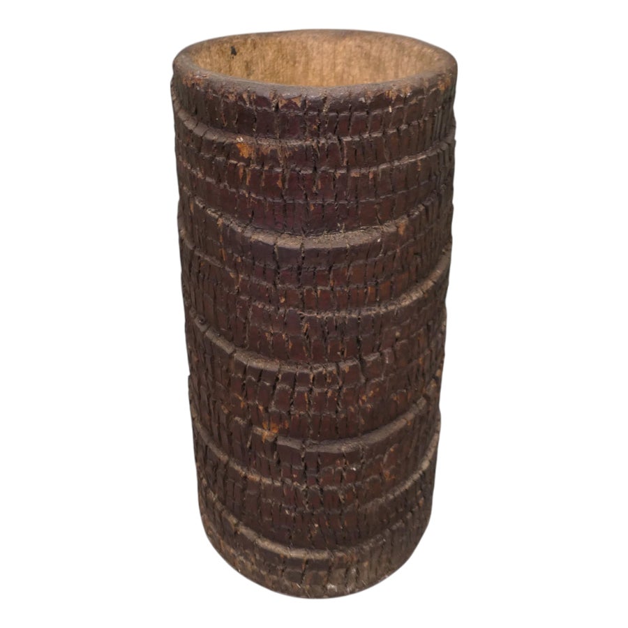 Hollow Palm Tree Trunk Stick Stand, 1960 | Chairish