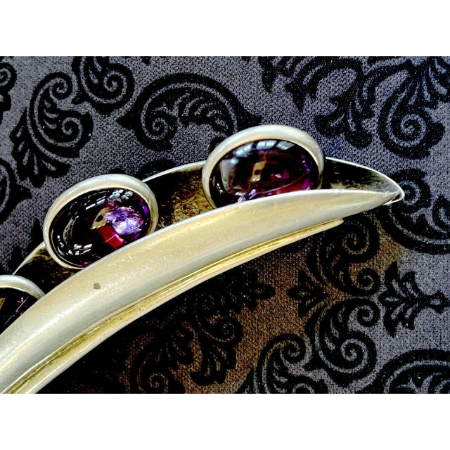 Metal Mexican Sterling Silver Brooch Antonio Pineda For Sale - Image 7 of 8