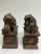 Chinese Antique 19th Century Chinese Carved Wood Temple Lions/Foo Dogs- a Pair For Sale - Image 3 of 12