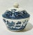 Vintage Blue Willow Cobalt Blue & White Creamer & Sugar Bowl Set- 2 Pieces For Sale - Image 4 of 9
