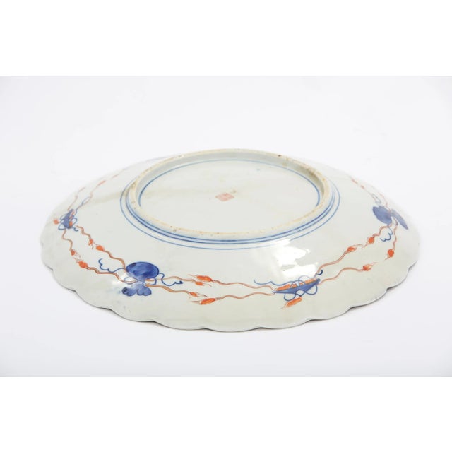 Late 19th Century Imari Porcelain Charger Wall Decoration / Centerpiece For Sale - Image 4 of 13