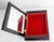 Red Lacquered Jewels Box in Velvet, 1960 For Sale - Image 8 of 9