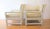 This is a pair of mid century modern Milo Baughman style Parsons chairs for John Stuart. They are fully upholstered in a...