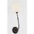 Visual Comfort Suzanne Kasler for Visual Comfort Signature Wyatt 20" Sconce in Bronze with Linen Shade For Sale - Image 4 of 8
