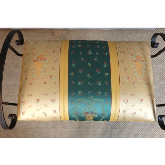 Wrought Iron Bench, 1990s For Sale - Image 6 of 8