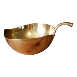 Vintage Brass Bowl, 1970s For Sale