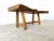 Vintage Brutalist Wooden Coffee Table, 1960s For Sale - Image 11 of 12