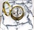 Brass Mid 20th Century Brass Barigo Ships Clock For Sale - Image 8 of 15