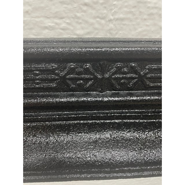 Art Nouveau Late 19th Century 26.5" W X 30"h 2" Flair Decorative Fireplace Surround For Sale - Image 3 of 5