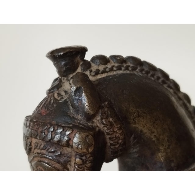 Antique Bronze Horse with Wheels For Sale - Image 6 of 14