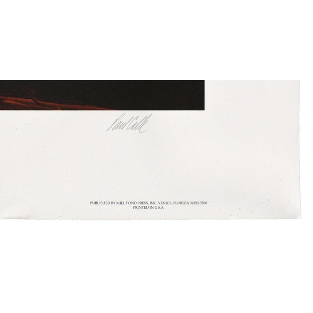 1990s Paul Calle "Fireside Companions" Signed Limited Edition Print, 1995 For Sale - Image 5 of 12