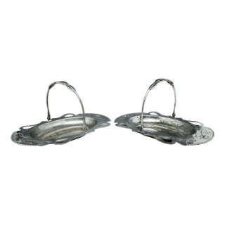 Art Nouveau Baskets, Germany, 1900s, Set of 2 For Sale