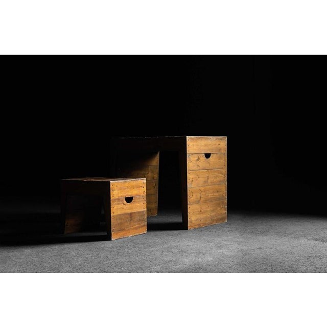 This is for a small table designed by Jan de Jong for Pauluskerk (Uden), The Netherlands, 1966. This small writing table...