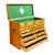 This vintage machinist chest, dating to approximately 1960, is crafted from solid oak, presenting a robust and functional...