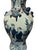 Hand-Painted Antique Chinese Blue Celadon Ceramic Vase With Figures, Turtles For Sale - Image 4 of 11