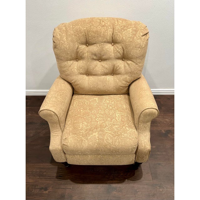 Lane Furniture Beatrice High Leg Upholstered Recliner by Lane Furniture For Sale - Image 4 of 9
