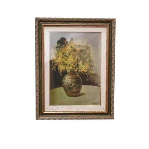 Flower Vase, 1939, Oil Painting, Framed