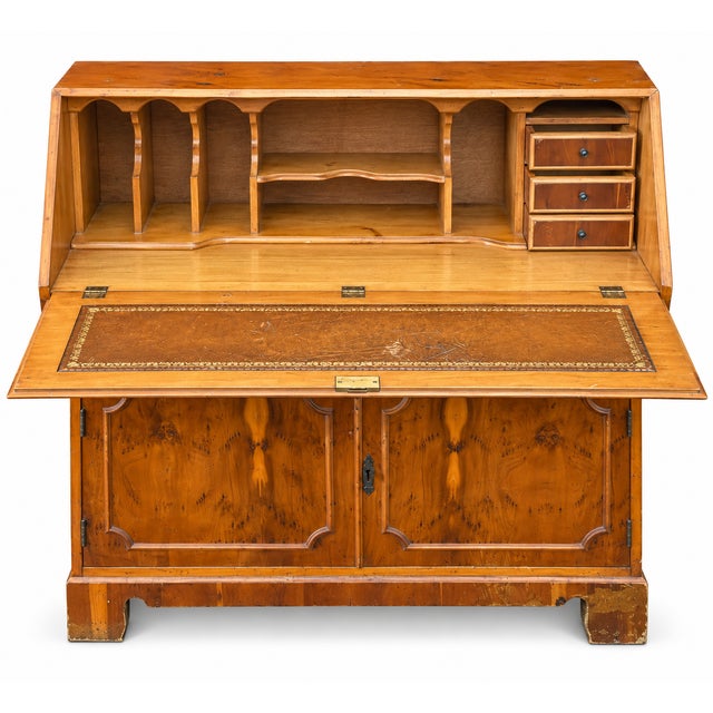 Brown 19th Century English Secretary Desk, 1920s For Sale - Image 8 of 10