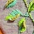 Metal Handmade 3d Rose Flower Embroidery Wall Art For Sale - Image 7 of 13