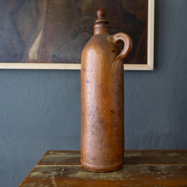 19th Century German Salt Glazed Water Jug From Roisdorf Mineral Spring For Sale - Image 6 of 14