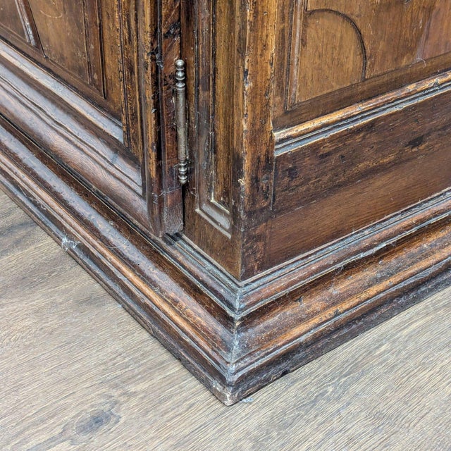Brown Louis XIII Walnut Cabinet For Sale - Image 8 of 8
