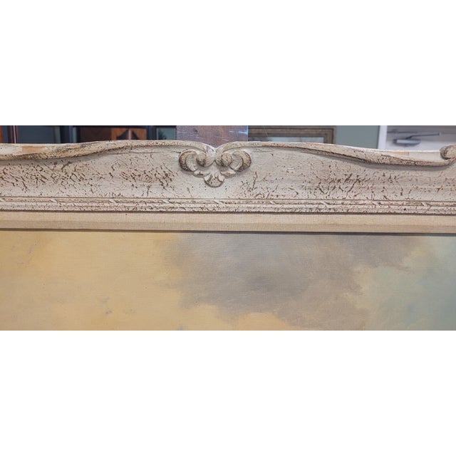 Large Seascape 1950s Oil Painting Signed For Sale In Philadelphia - Image 6 of 18