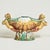 Whimsical 19th century Italian hand decorated glazed earthenware centerpiece crafted in a fantasy composition with...
