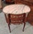 Louis XV Style Kidney-Shaped Commode in Marquetry with Pink Marble Top and Bronze Details For Sale - Image 6 of 7