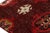 1950s Vintage Mid-Century Purple and Red Geometric Wool Rug With Multi-Color Accents For Sale - Image 5 of 7