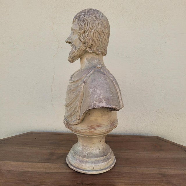 Italian School, Socrates Bust, 1800s, Terracotta For Sale - Image 18 of 18