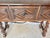 Wood 18th Century Spanish Walnut and Iron Three Drawer Console Table For Sale - Image 7 of 15