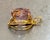 1960s 1960s Amethyst/Gold-Plated Pendant For Sale - Image 5 of 5