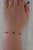 Metal 0.36ctw Black White Diamond Bangle Bracelet 14k Rose Gold 6.5" Stackable For Sale - Image 7 of 7
