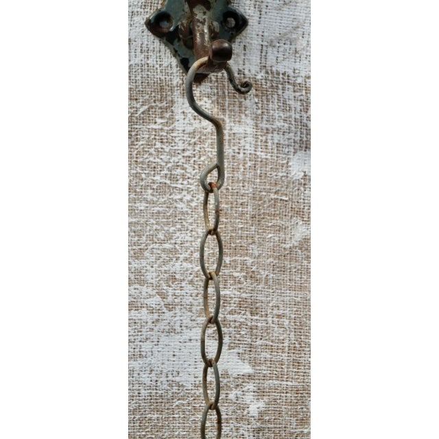 Glass Vintage Hanging Lanterns, 1960s, Set of 2 For Sale - Image 7 of 9