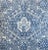 Stunning French Designer Blue & White Floral Botanical Feather/Down Pillow For Sale - Image 4 of 9