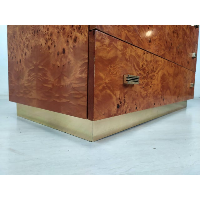 Vintage Amboyna Burl Chest of Drawers, 1970s For Sale - Image 18 of 18